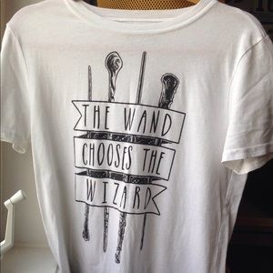 White Harry Potter Tee